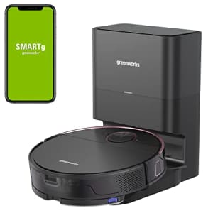 GreenWorks GRV-5011 Robot Vacuum Cleaner with DToF Laser Navigation Technology, 3.3IN Thin Body, for $262