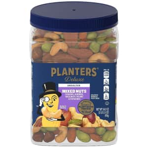 Planters 34.5-oz. Unsalted Premium Nuts for $12 via Sub & Save