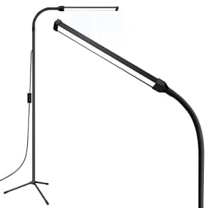 JCotton LED Floor Lamp with Adjustable Gooseneck for $24 JCotton LED Floor Lamp with Adjustable Gooseneck for $24