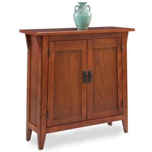 Leick Home Mission Solid Wood Hall Stand Cabinet for $181 Leick Home Mission Solid Wood Hall Stand Cabinet for $181