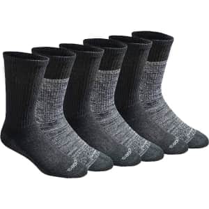 Dickies Men's Dri-Tech Socks 6-Pair Pack From $11