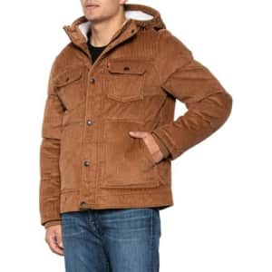 Levi's Men's Depot Quilted Corduroy Insulated Jacket for $43