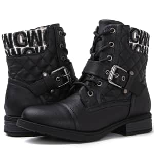 Globalwin Women's 2102 Fashion Combat Boots for $12 Globalwin Women's 2102 Fashion Combat Boots for $12