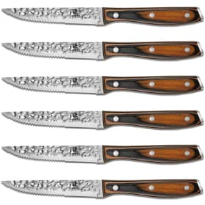SipLip 6-Piece Steak Knife Set for $15 SipLip 6-Piece Steak Knife Set for $15