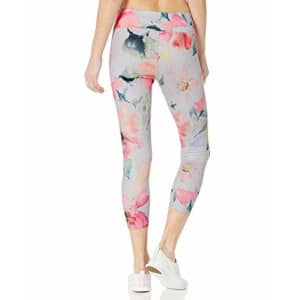 Jockey Women's Activewear Watercolor Floral Capri, Watercolor Floral, XL for $17