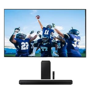 SAMSUNG QN75Q80CAFXZA 75 Inch 4K QLED Direct Full Array with Dolby Smart TV with a HW-Q60C 3.1ch for $1,821