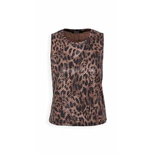 Koral Activewear Women's Muscle Tank, Brown Leopard, Large for $30 Koral Activewear Women's Muscle Tank, Brown Leopard, Large for $30