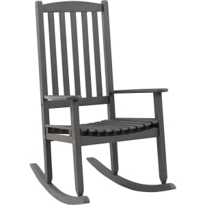 Amazon Aware Acacia Wood Porch Rocker Chair for $103