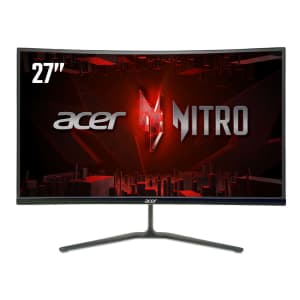 Acer Nitro 27" 1500R Curved WQHD Gaming Monitor for $145