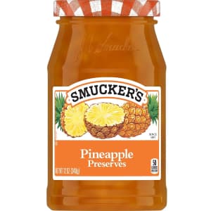 Smucker's Pineapple Preserves 12-oz. Jar 6-Pack for $12 via Sub & Save