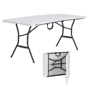 Lifetime 6-Foot Fold-in-Half Table for $40