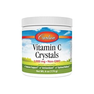 Carlson Labs Non GMO Vitamin C Crystals, 6 Ounce for $14 Carlson Labs Non GMO Vitamin C Crystals, 6 Ounce for $14