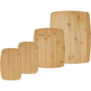 Farberware 4-Piece Reversible Bamboo Board Set for $13