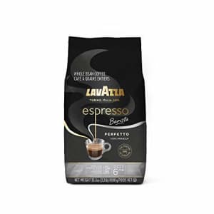 Lavazza Espresso Barista Perfetto Whole Bean Coffee 100% Arabica, Medium Espresso Roast, 2.2-Pound for $20