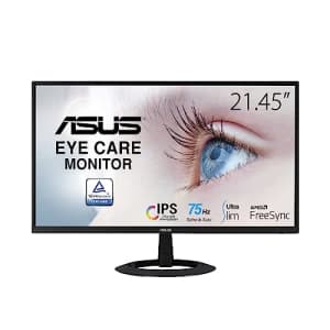 ASUS 22 (21.45 viewable) 1080P Eye Care Monitor (VZ22EHE) - Full HD, IPS, 75Hz, 1ms (MPRT), for $80