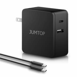 Jumtop USB Type-C PD 45W 2-Port Wall Charger for $18 Jumtop USB Type-C PD 45W 2-Port Wall Charger for $18