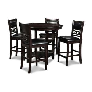 New Classic Furniture Gia 5-Piece Counter-Height Dining Table and Chair Set for $671