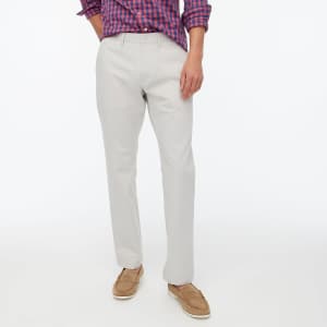 J.Crew Factory Men's Thompson-Fit TruTemp365 Chino Pants for $28