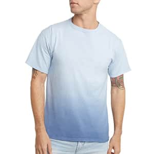 Hanes Men's Originals Short-Sleeve, Garment-Washed T-Shirt Dye, Saltwater Ombre for $16