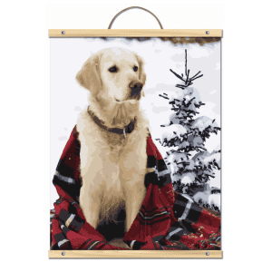 Artist's Loft Necessities Yellow Lab w/ Plaid Blanket Paint-by-Number Kit for $4 Artist's Loft Necessities Yellow Lab w/ Plaid Blanket Paint-by-Number Kit for $4