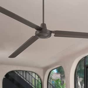 Casa Vieja 72" Casa Velocity Modern Contemporary Industrial 3 Blade Indoor Outdoor Ceiling Fan Oil for $300