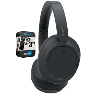 Sony WH-CH720N/B Wireless Noise Cancelling Headphone Black Bundle with 3 YR CPS Enhanced Protection for $98