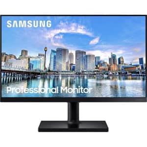 SAMSUNG FT45 Series 24-Inch FHD 1080p Computer Monitor, 75Hz, IPS Panel, HDMI, DisplayPort, USB for $134