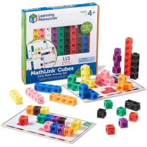 Learning Resources MathLink Cubes Early Math Activity Set for $13