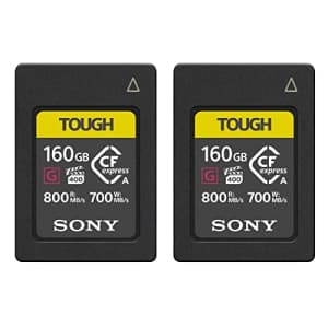 Sony CFexpress Type A 160GB Memory Card (2-Pack) Bundle (2 Items) for $496