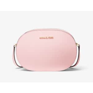 Michael Michael Kors Jet Set Medium Saffiano Leather Crossbody Bag for $67