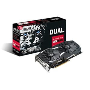 ASUS Radeon RX 580 O4G Dual-Fan OC Edition GDDR5 DP HDMI DVI VR Ready AMD Graphics Card&hellip; for $260