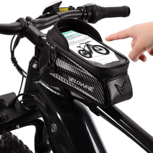 Front Frame Bicycle Phone Bag for $20