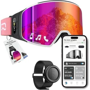 SkiWarrior Multifunctional Smart Bluetooth Ski Goggles from $55