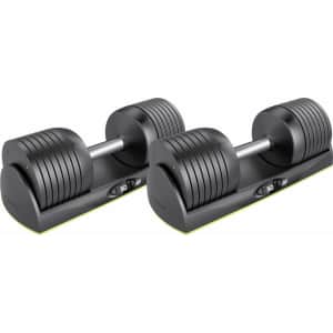 Jaxjox DumbbellConnect Adjustable Dumbbell Pair for $250
