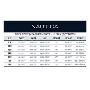 Nautica Boys School Uniform Jogger Short, Lowell Navy, 12 Husky for $14
