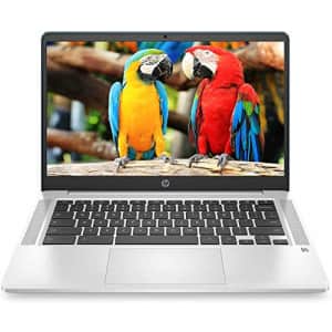 HP Chromebook 14-inch HD Touchscreen Laptop, Intel Celeron N4000, 4 GB RAM, 32 GB eMMC, Chrome for $260