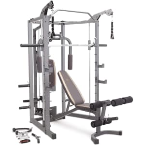 Marcy Smith Cage Machine w/ Workout Bench & Weight Bar for $629 Marcy Smith Cage Machine w/ Workout Bench & Weight Bar for $629