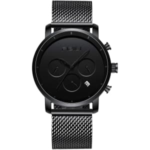 Fizili Men's 10 Series Chronograph Minimalist Watch for $16 Fizili Men's 10 Series Chronograph Minimalist Watch for $16