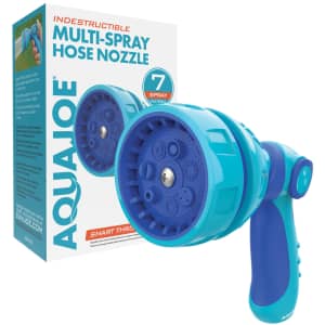 Aqua Joe Indestructible Multi-Spray Hose Nozzle for $7 Aqua Joe Indestructible Multi-Spray Hose Nozzle for $7