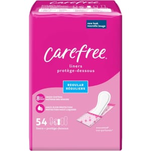 Carefree Panty Liners 54-Pack for $2.44 w/ Sub & Save