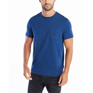 Nautica Men's Solid Crew Neck Short Sleeve Pocket T-Shirt, Estate Blue, Small for $16 Nautica Men's Solid Crew Neck Short Sleeve Pocket T-Shirt, Estate Blue, Small for $16