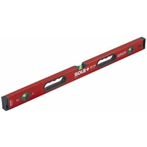 SOLA LSB32 Big Red Aluminum Box Beam Level with 3 60% Magnified Vials, 32-Inch for $74