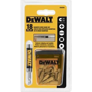 DEWALT DW2058CS Compact Magnetic Drive Guide Set, 18-Piece for $14
