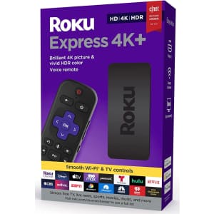 Roku Express 4K+ Streaming Media Player (2021) for $40