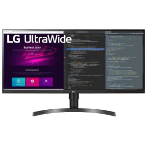 LG 34" UltraWide HDR IPS Gaming Monitor for $350