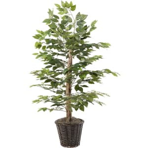 Vickerman 4-Ft. Artificial Natural Ficus Bush for $51 Vickerman 4-Ft. Artificial Natural Ficus Bush for $51