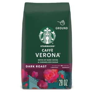Starbucks Caffè Verona 28-oz. 100% Arabica Ground Coffee for $11 via Sub & Save