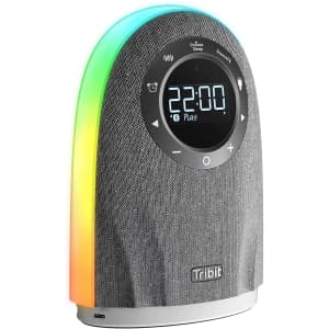 Tribit Light-Up Home Bluetooth 5.0 Speaker and Clock for $70