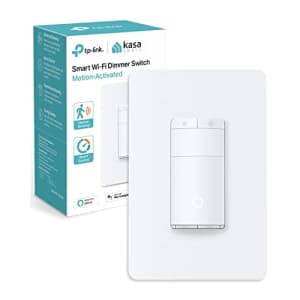 Kasa Smart Motion Sensor Switch, Dimmer Light Switch, Single Pole, Needs Neutral Wire, 2.4GHz for $30