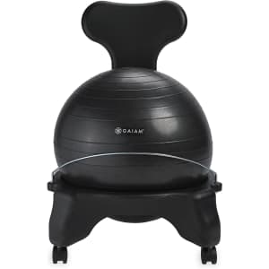 Gaiam Classic Balance Ball Chair for $29 Gaiam Classic Balance Ball Chair for $29